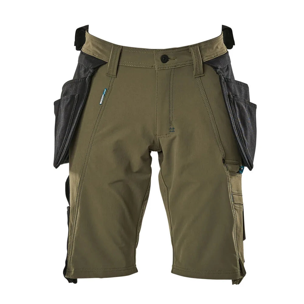 Mascot 17149-311 Shorts Met Spijkerzakken Mosgroen