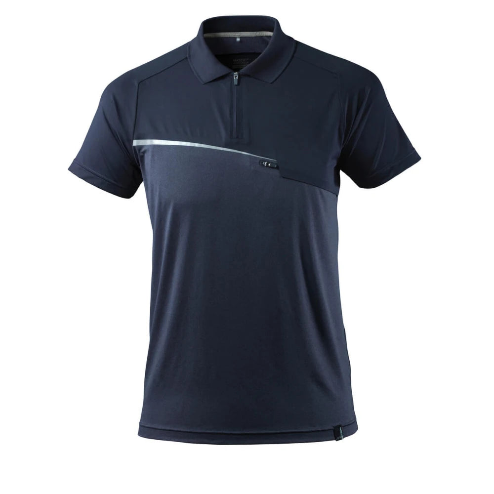 Mascot 17283-945 Poloshirt Met Borstzak Donkermarine