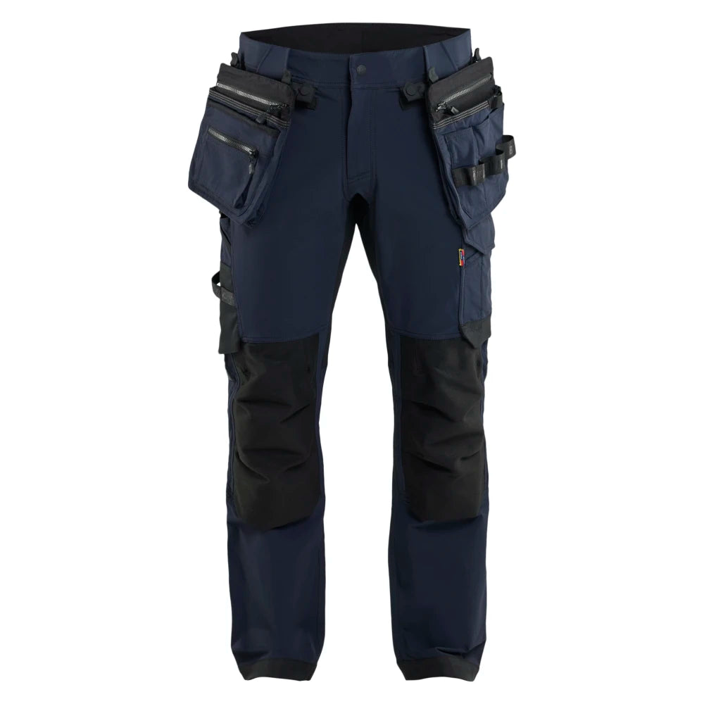 Blaklader 1745 1645 ToolRig Werkbroek 4-Weg Stretch Donker Marineblauw Zwart