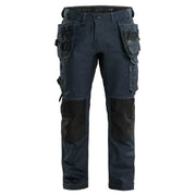 Blaklader 1750 1141 Werkbroek Denim Stretch Met Gereedschapszakken Marineblauw Zwart