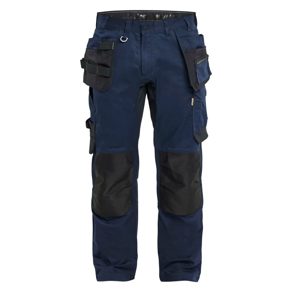 Blaklader 1750 1832 Werkbroek 2-Weg Stretch Met Gereedschapszakken Donker Marineblauw