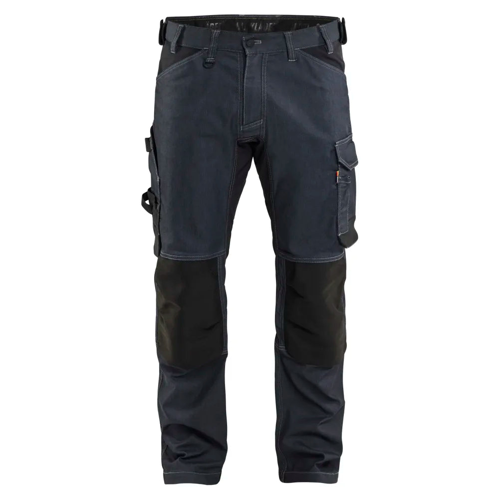 Blaklader 1751 1141 Werkbroek Denim Stretch Marineblauw Zwart