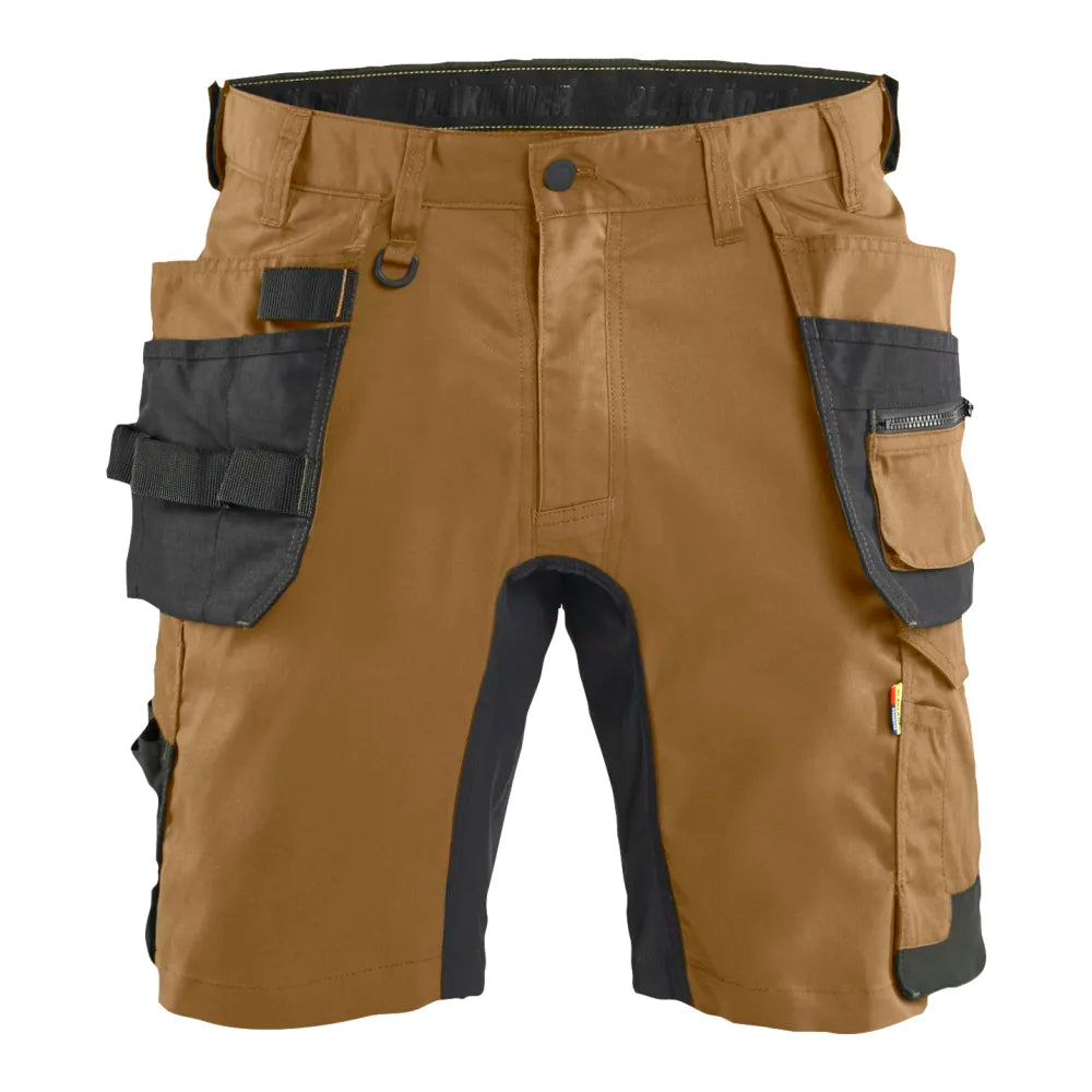 Blaklader 1752 1832 Short 2-Weg Stretch Met Gereedschapszakken Nougat Zwart