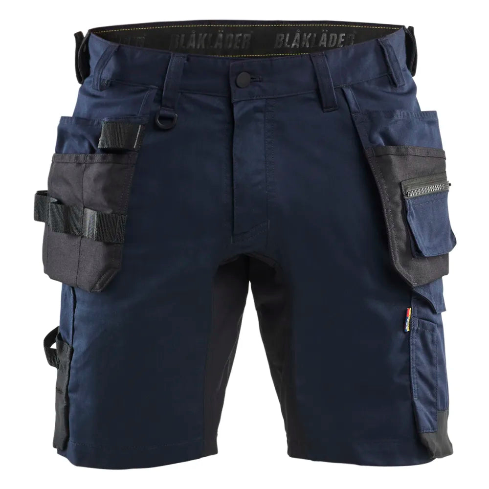 Blaklader 1752 1832 Short 2-Weg Stretch Met Gereedschapszakken Donker Marineblauw
