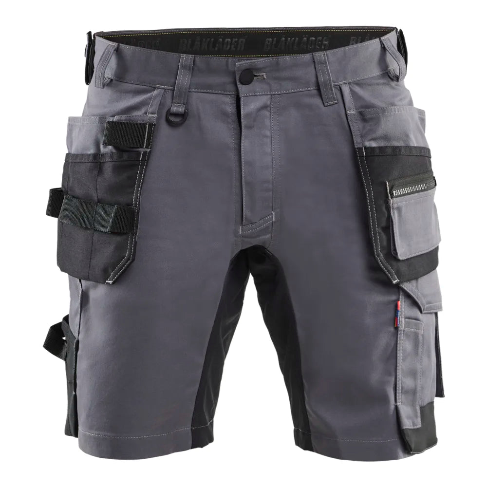 Blaklader 1752 1832 Short 2-Weg Stretch Met Gereedschapszakken Medium Grijs