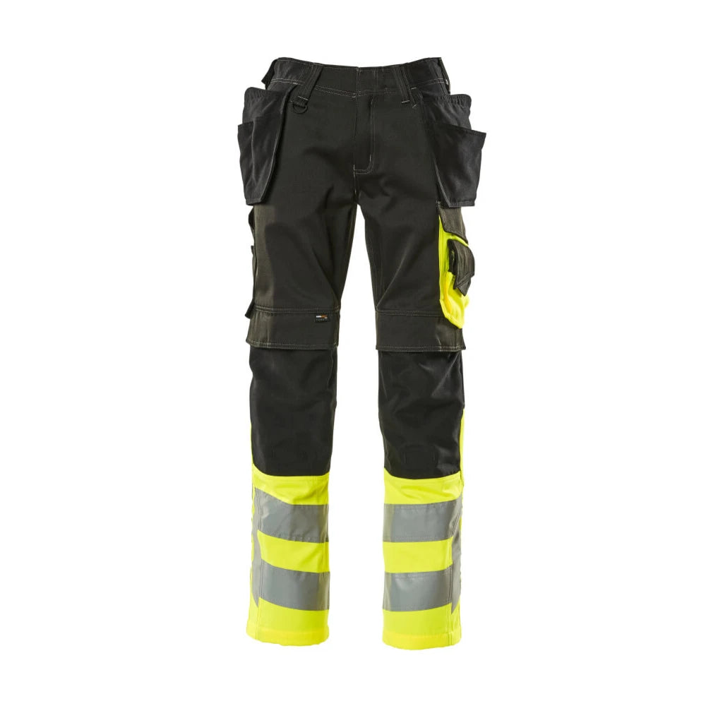 Mascot 17531-860 Broek Met Spijkerzakken Zwart High Vis Geel