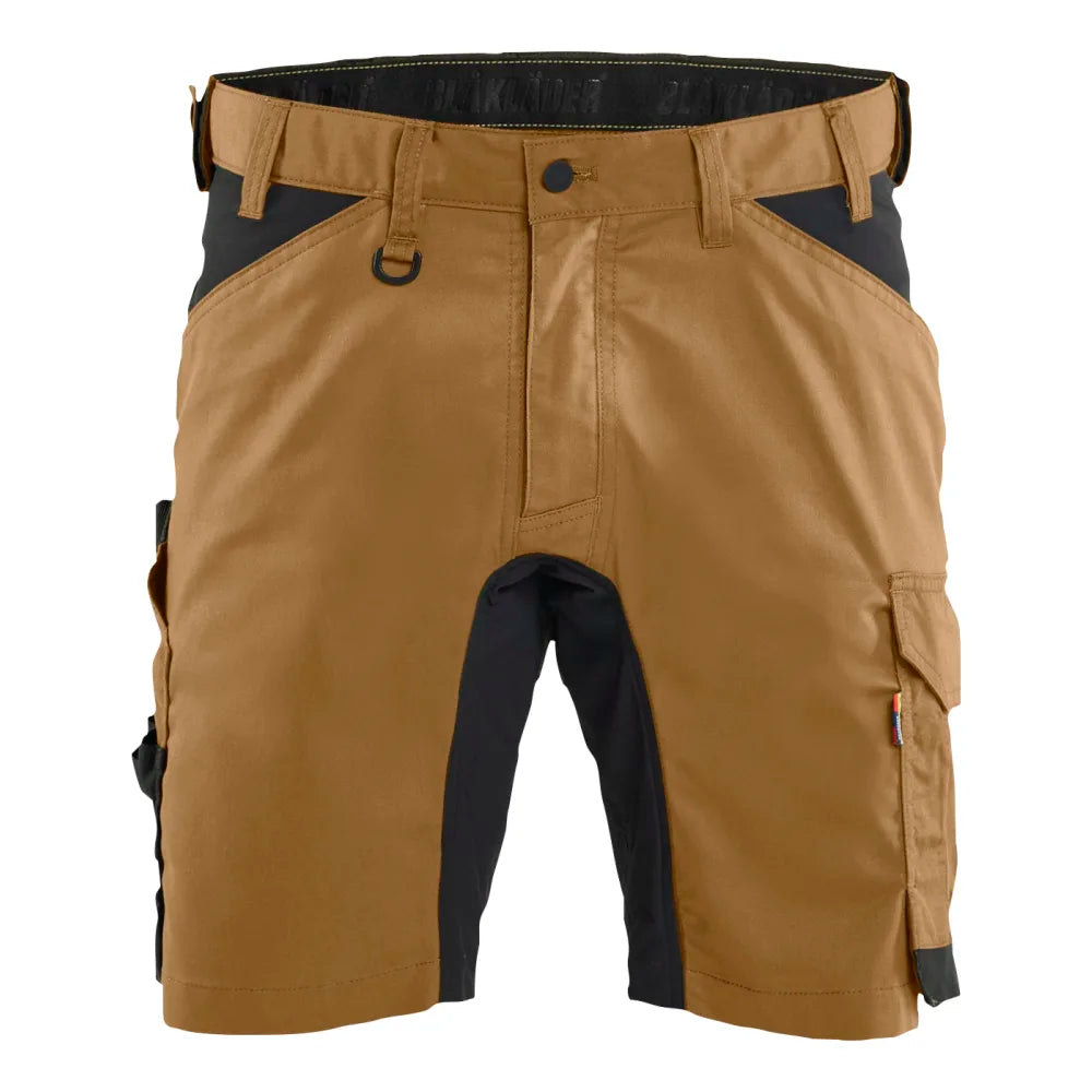 Blaklader 1753 1832 Short 2-Weg Stretch Nougat Zwart