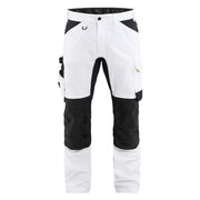 Blaklader 1771 1832 Schildersbroek Met Stretch Wit Zwart