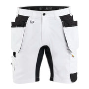 Blaklader 1772 1832 Schildersshort Met Stretch En Gereedschapszakken Wit Zwart
