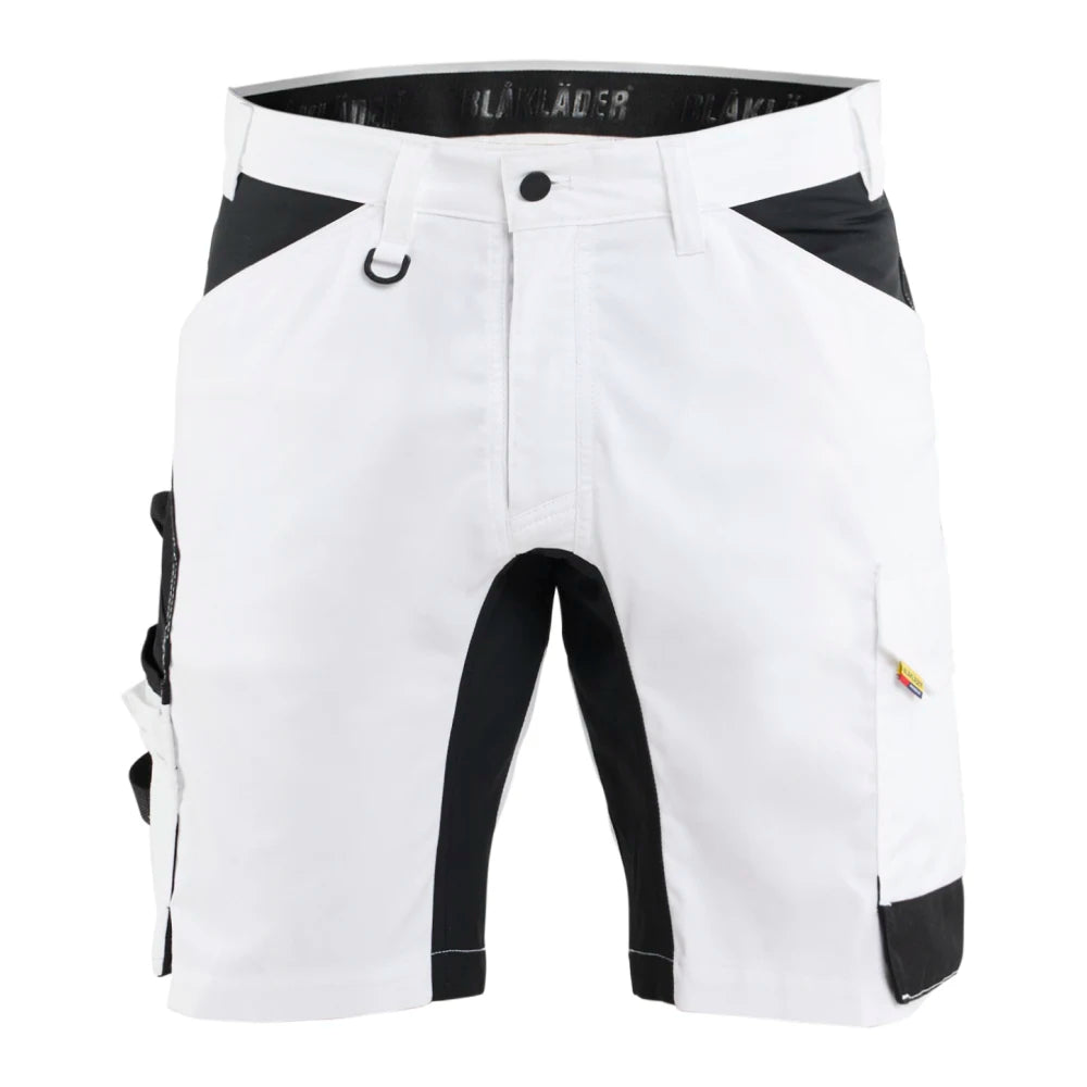 Blaklader 1773 1832 Schildersshort Met Stretch Wit Zwart