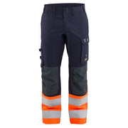 Blaklader 1787 1524 Multinorm Werkbroek Stretch Inherent Marineblauw Oranje