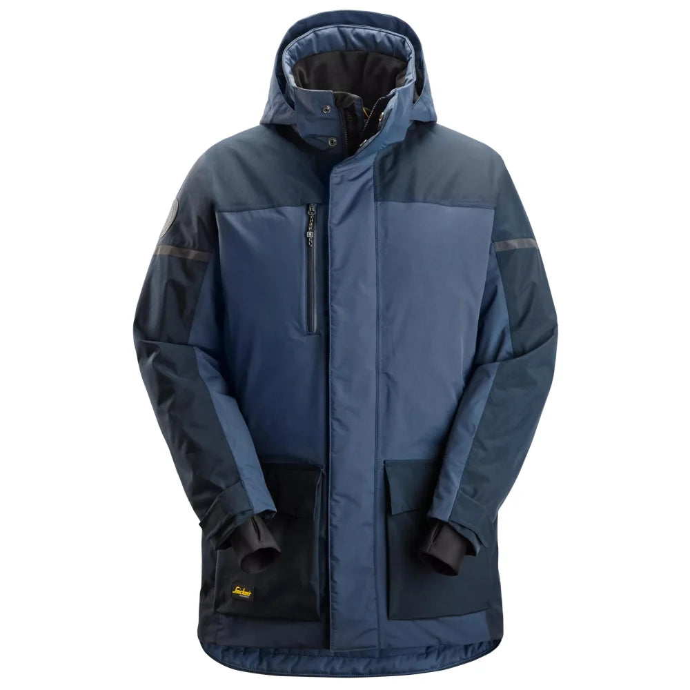 Snickers 1801 Allroundwork Waterdichte Geïsoleerde Parka 9596 Navy Dark Navy