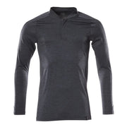 Mascot 18081-810 Poloshirt Met Lange Mouwen Donkermarine-Gemêleerd