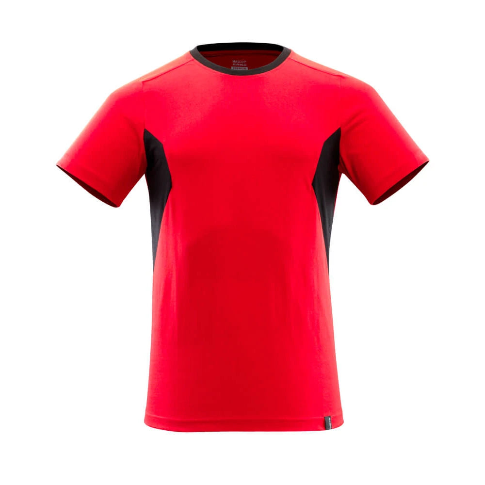 Mascot 18082-250 T-Shirt Signaalrood Zwart