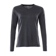 Mascot 18091-810 T-Shirt Met Lange Mouwen Donkermarine-Gemêleerd
