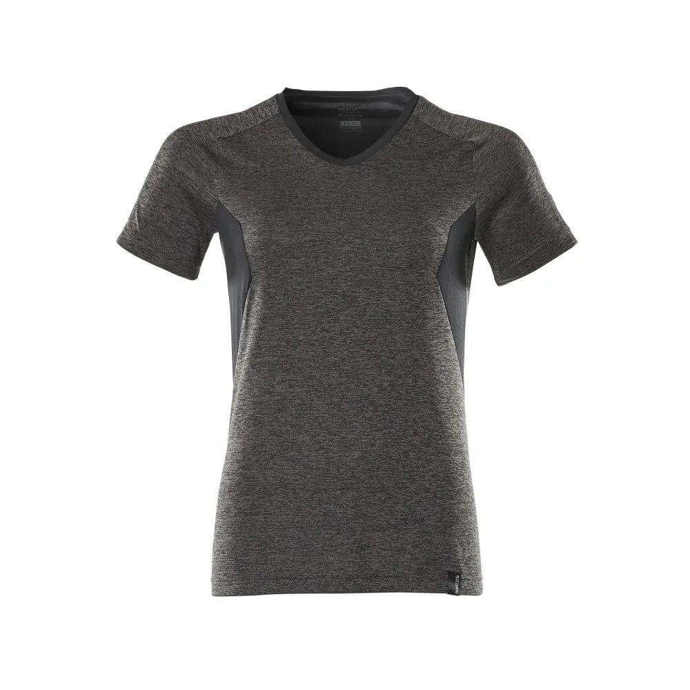 Mascot 18092-801 T-Shirt Donkerantraciet-Gemêleerd Zwart