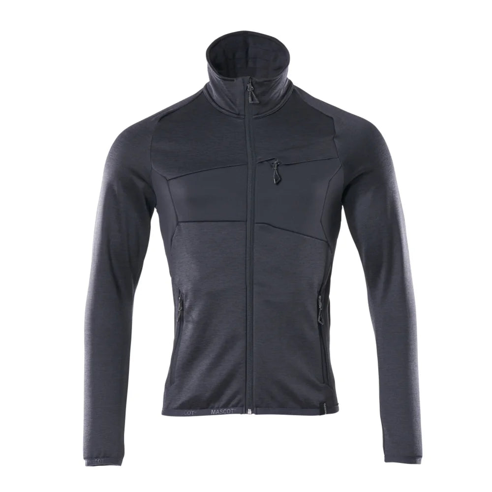 Mascot 18103-316 Fleecetrui Met Rits Donkermarine