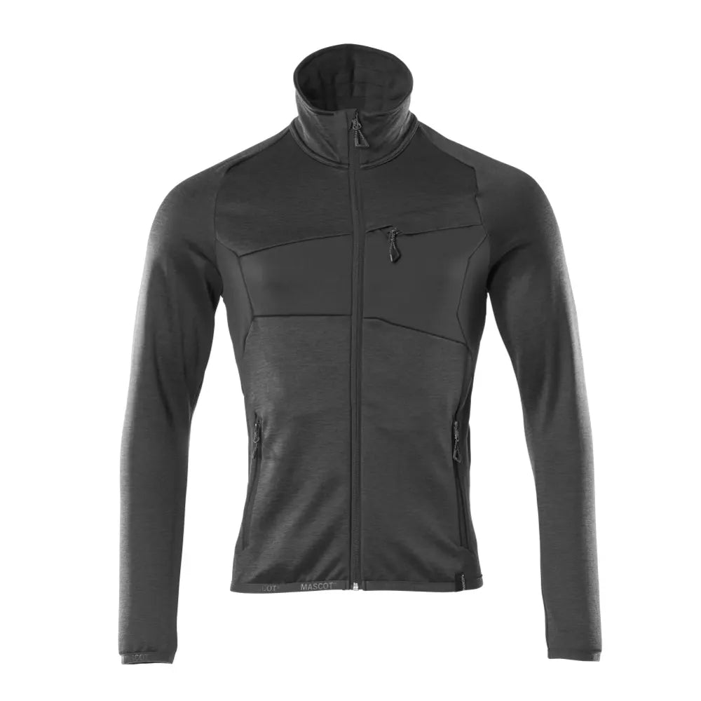 Mascot 18103-316 Fleecetrui Met Rits Zwart