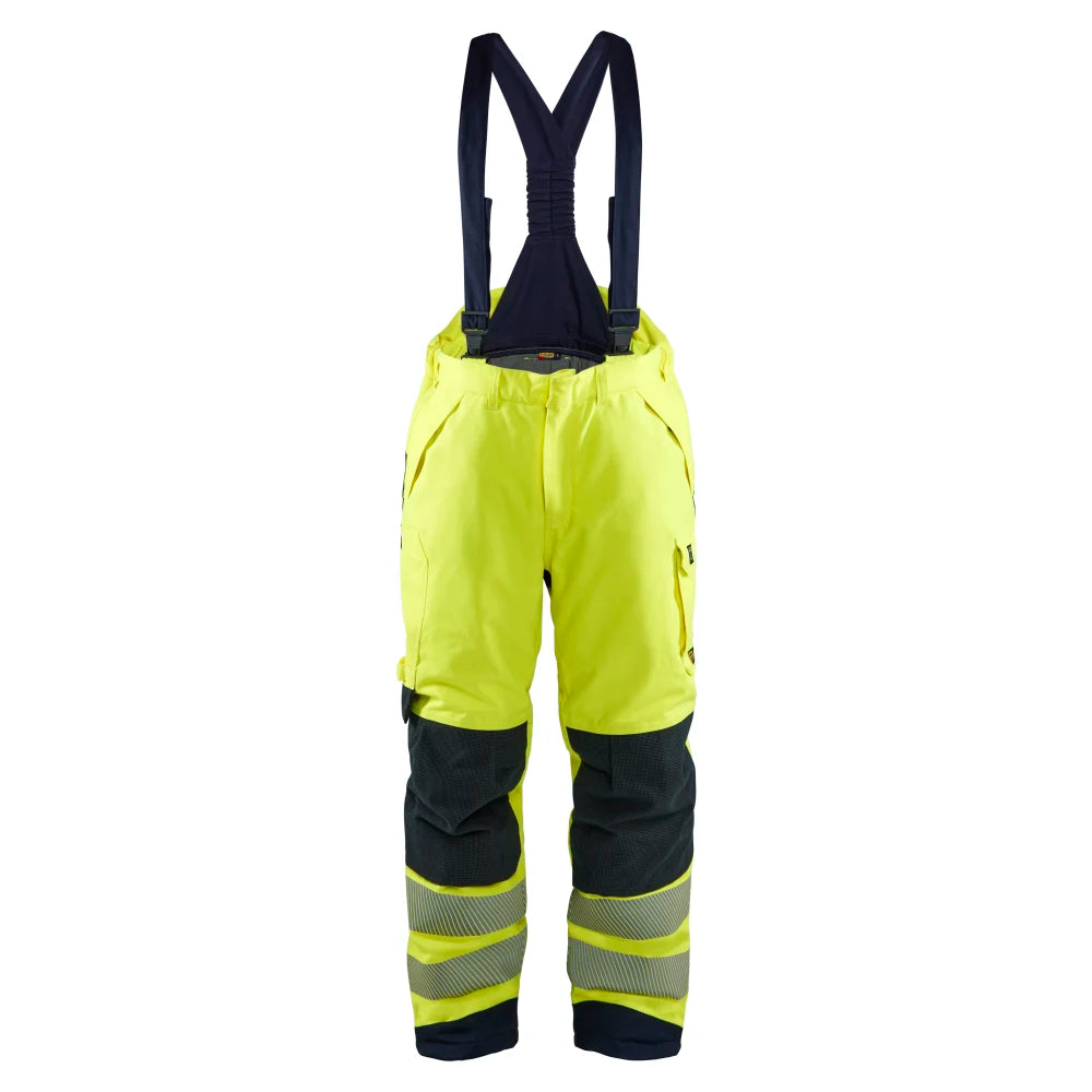 Blaklader 1817 1534 Multinorm Winterwerkbroek High Vis Geel Marineblauw