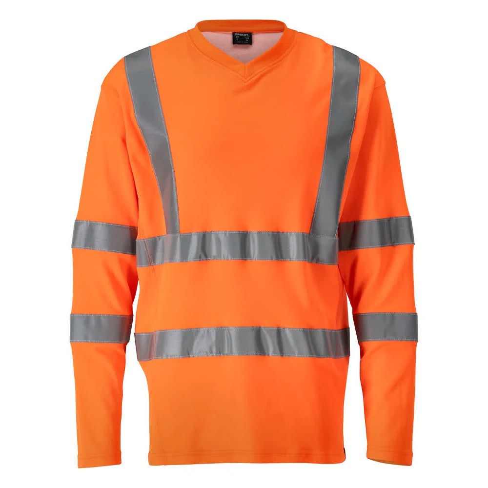 Mascot 18281-995 T-Shirt Met Lange Mouwen High Vis Oranje