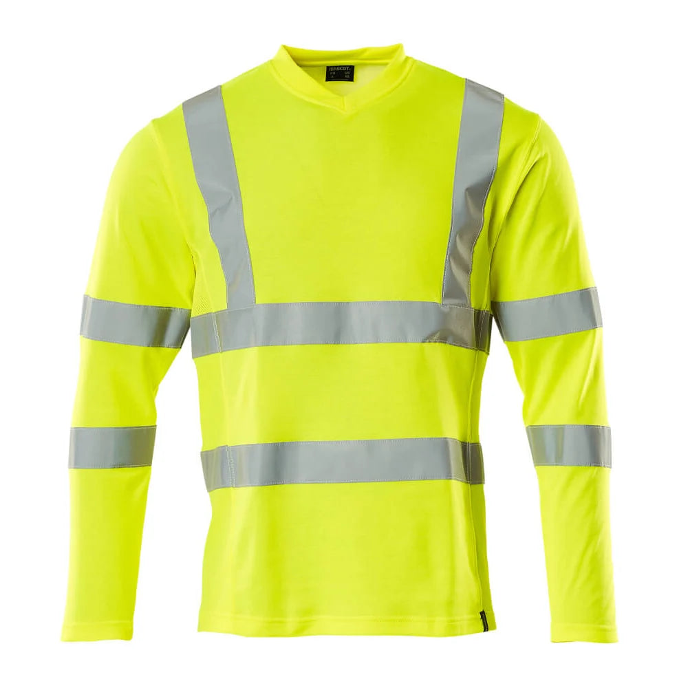 Mascot 18281-995 T-Shirt Met Lange Mouwen High Vis Geel