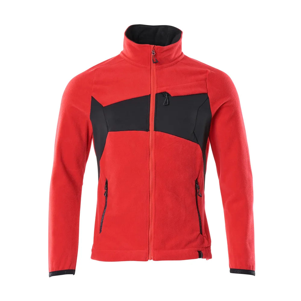 Mascot 18303-137 Fleece Jas Signaalrood Zwart