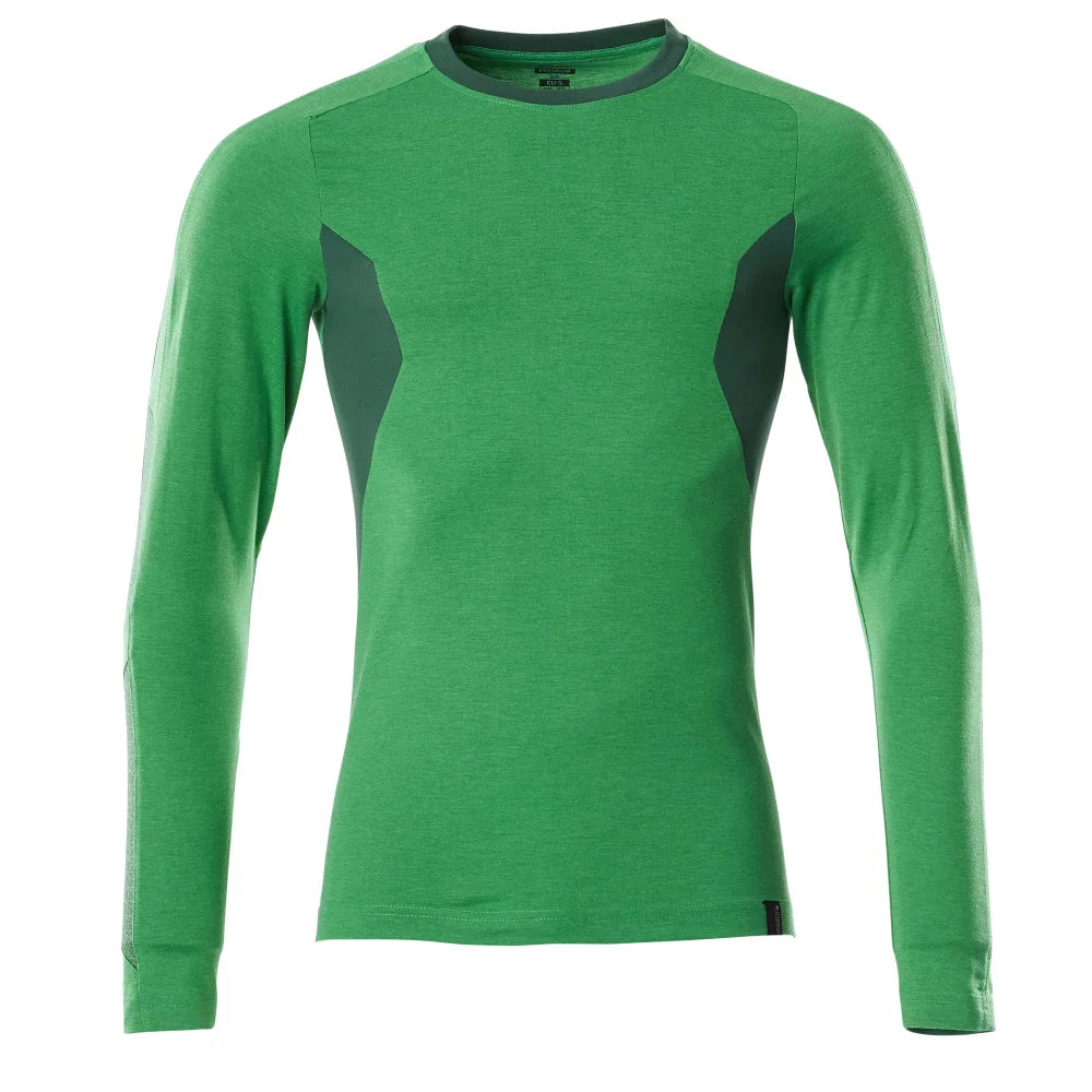 Mascot 18381-959 T-Shirt Met Lange Mouwen Helder Groen Groen