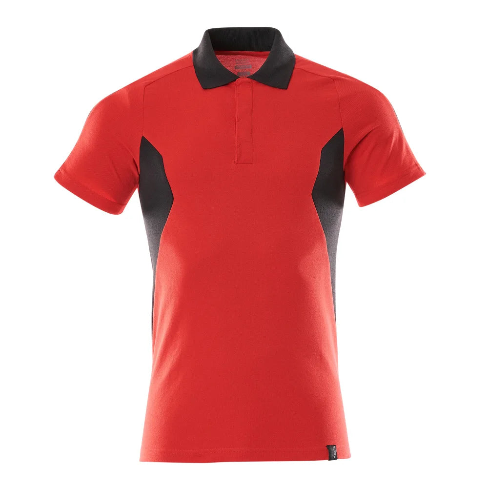 Mascot 18383-961 Poloshirt Signaalrood Zwart