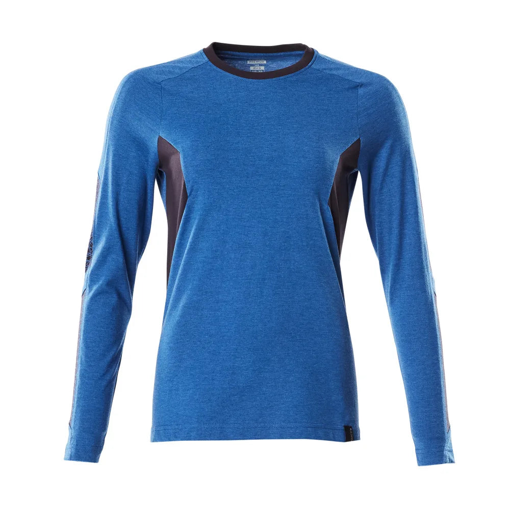 Mascot 18391-959 T-Shirt Met Lange Mouwen Helder Blauw Donkermarine