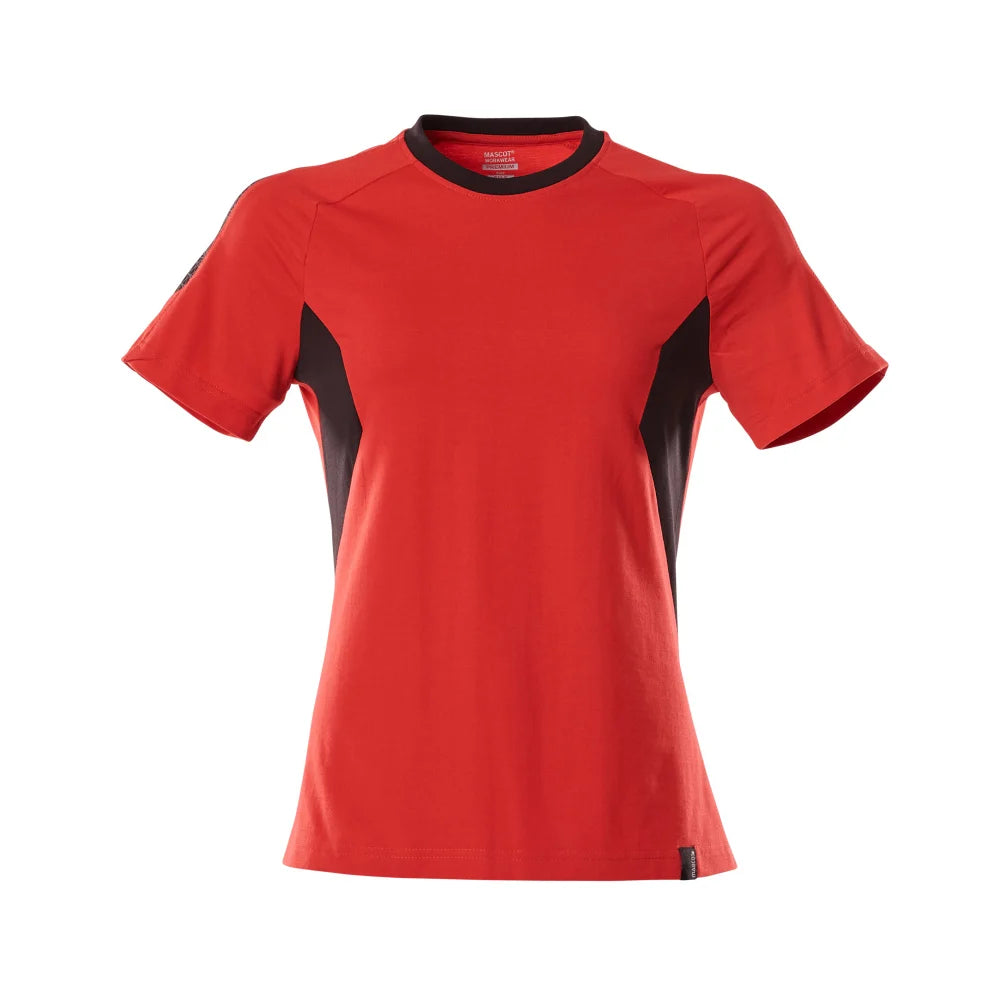 Mascot 18392-959 T-Shirt Signaalrood Zwart