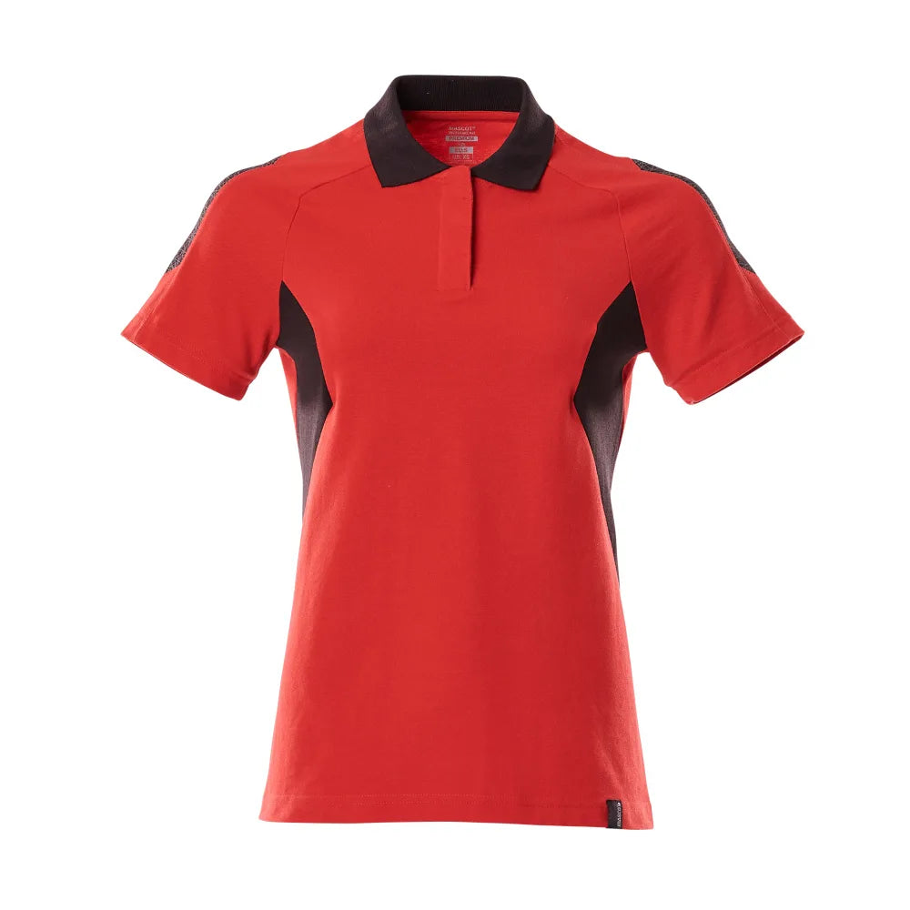 Mascot 18393-961 Poloshirt Signaalrood Zwart