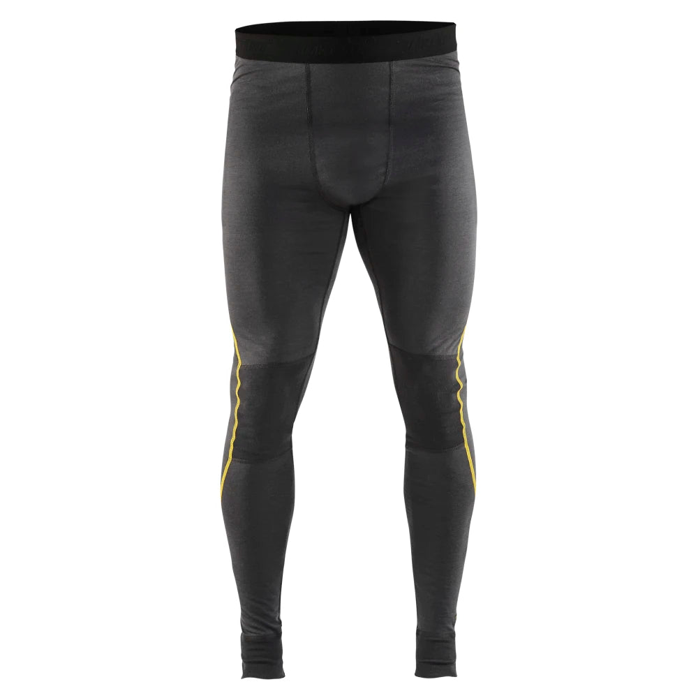 Blaklader 1844 1734 Lange Onderbroek Merinowol Xlight Donkergrijs Geel
