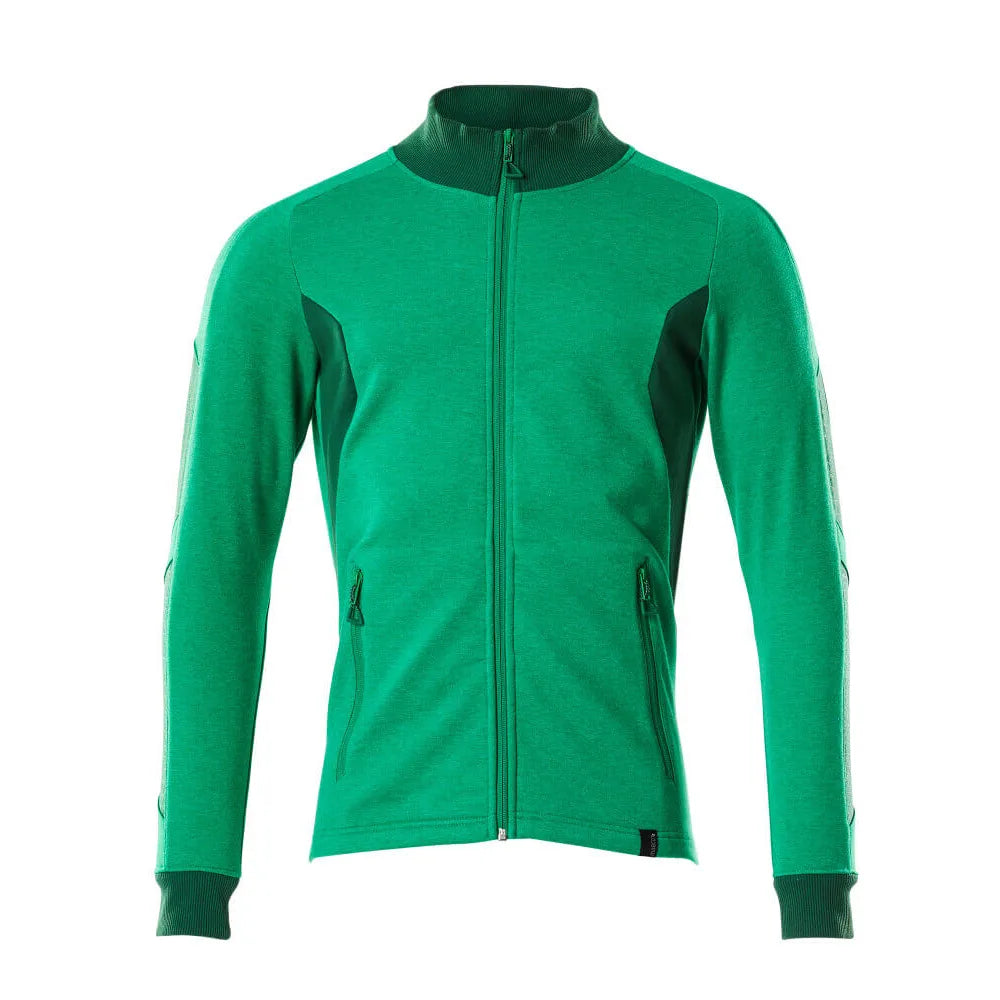 Mascot 18484-962 Sweatshirt Met Rits Helder Groen Groen