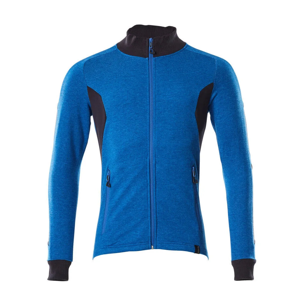 Mascot 18484-962 Sweatshirt Met Rits Helder Blauw Donkermarine