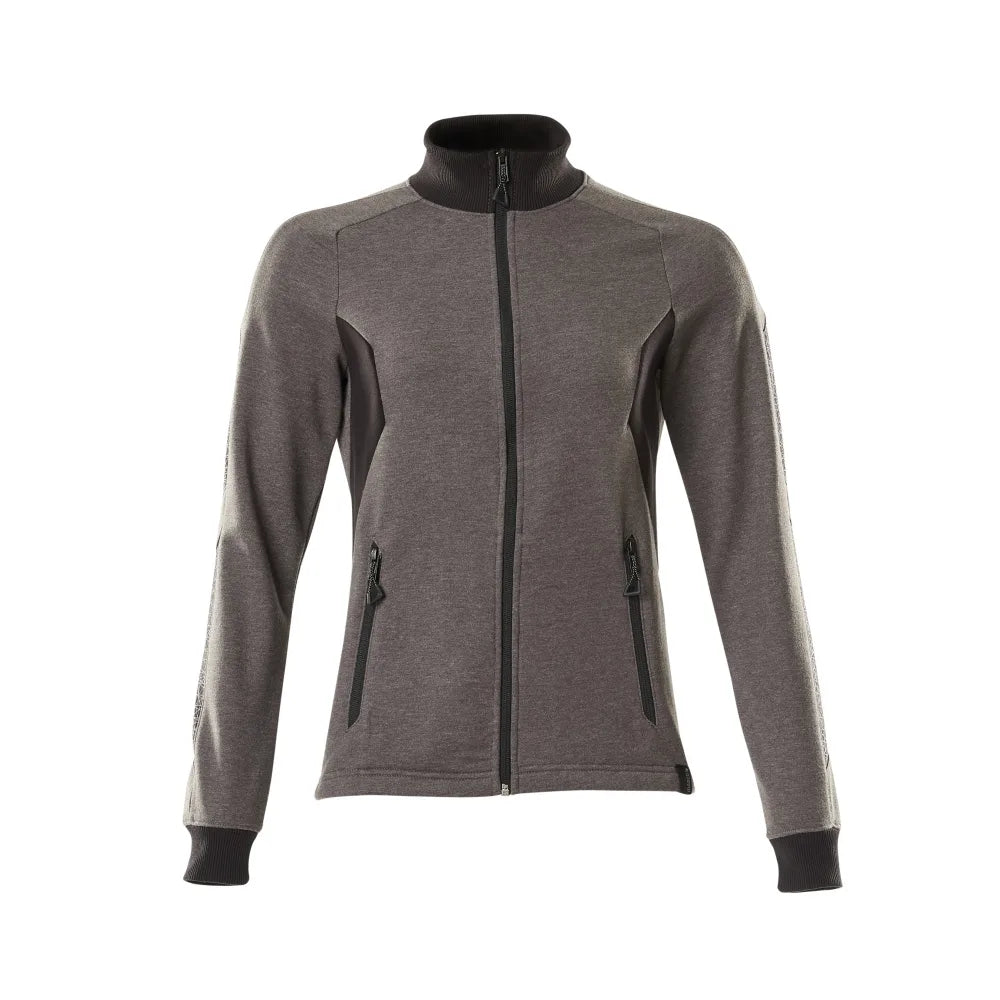Mascot 18494-962 Sweatshirt Met Rits Donkerantraciet Zwart