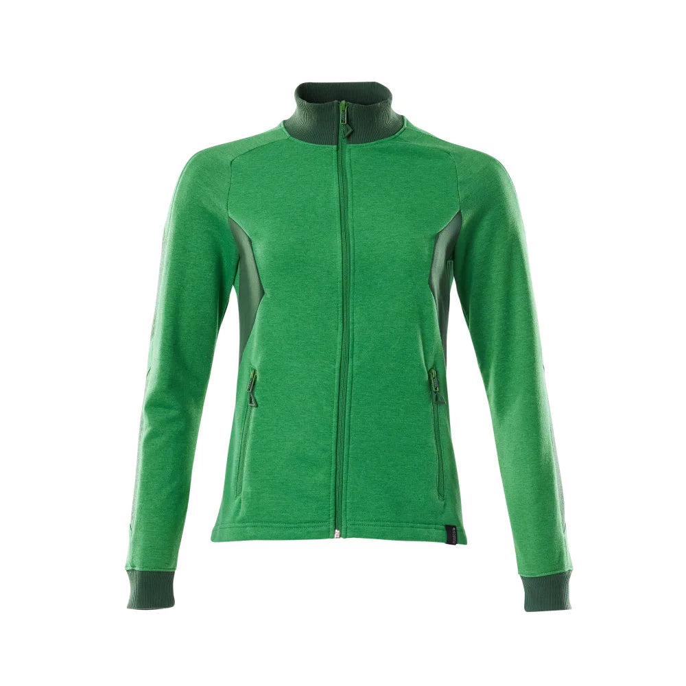 Mascot 18494-962 Sweatshirt Met Rits Helder Groen Groen