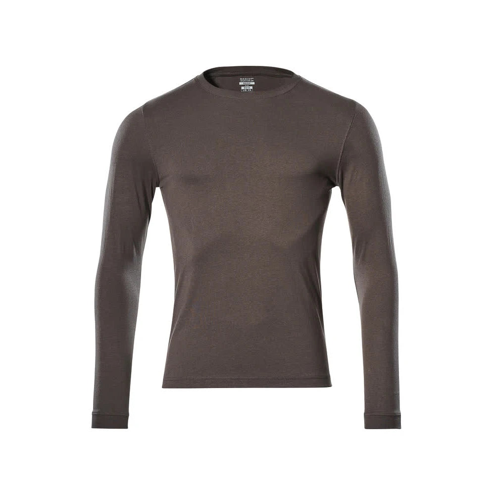 Mascot 18581-965 T-Shirt Met Lange Mouwen Donkerantraciet