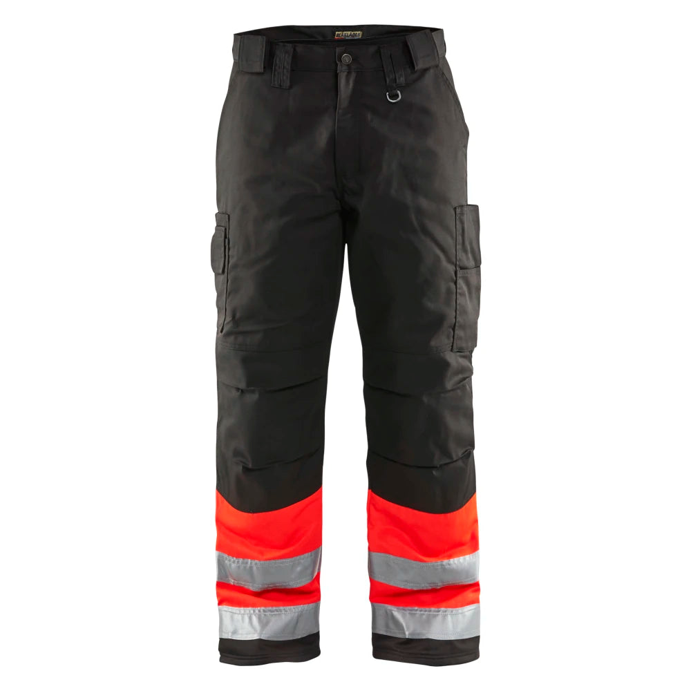 Blaklader 1862 1811 High Vis Winterwerkbroek High Vis Rood Zwart