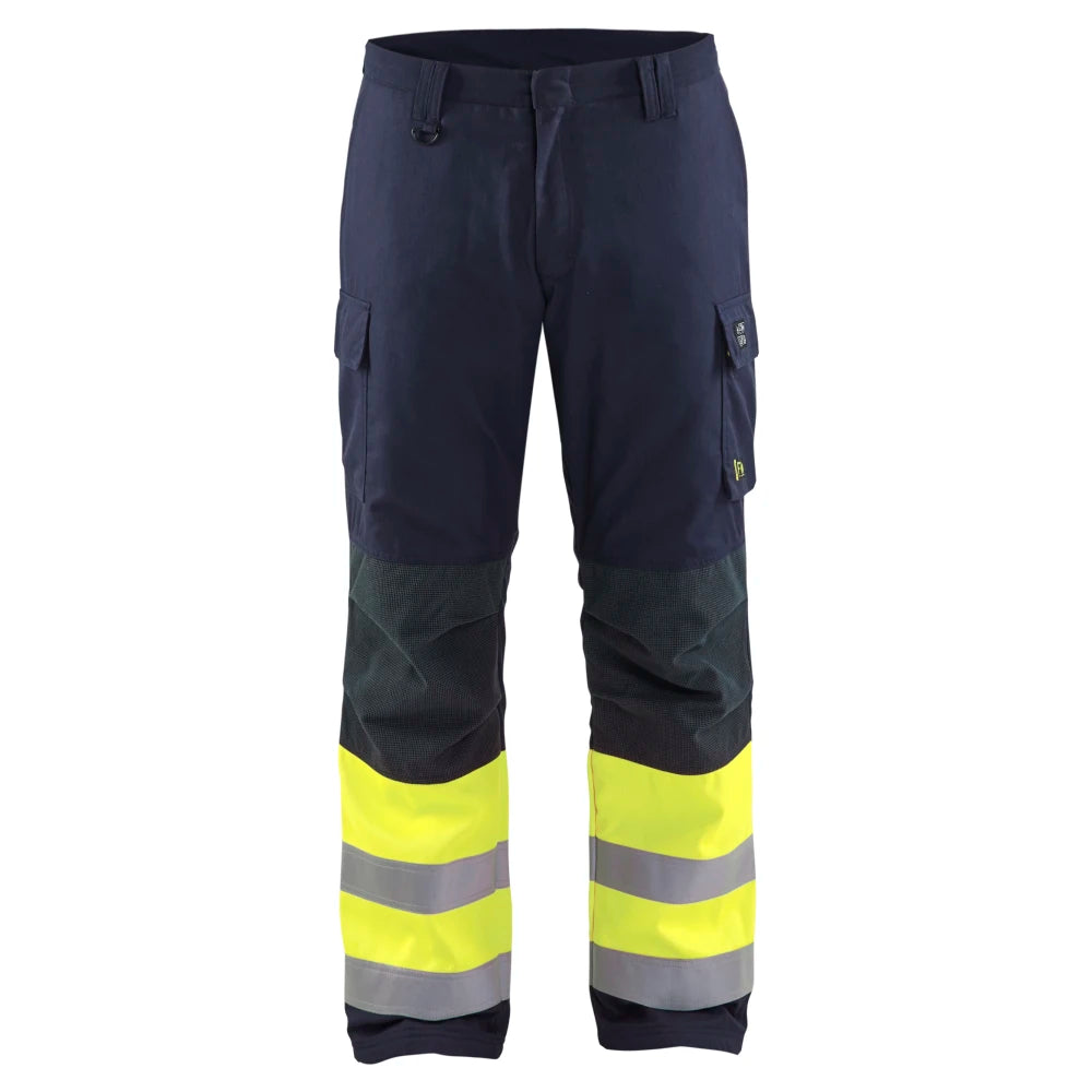 Blaklader 1869 1514 Multinorm Winterwerkbroek Marine High Vis Geel