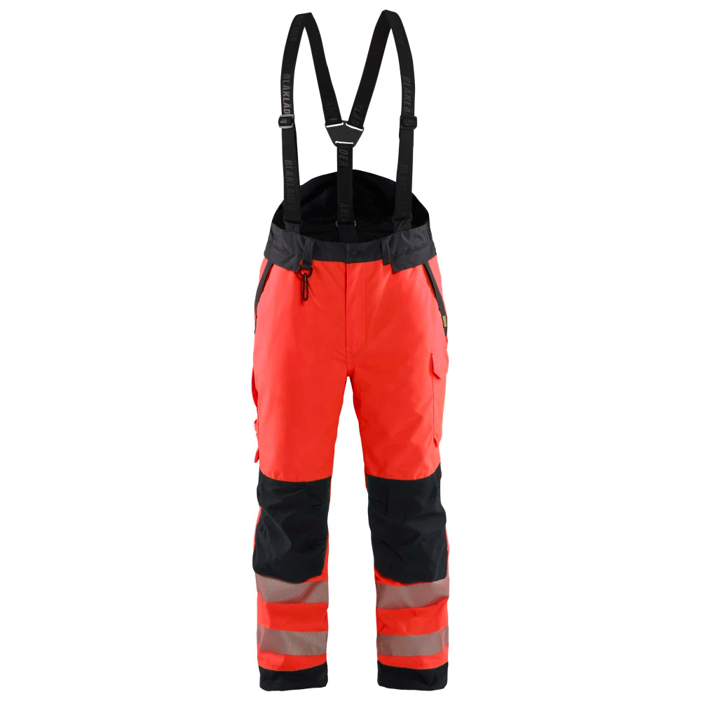 Blaklader 1875 1977 High Vis Winterwerkbroek High Vis Rood Zwart