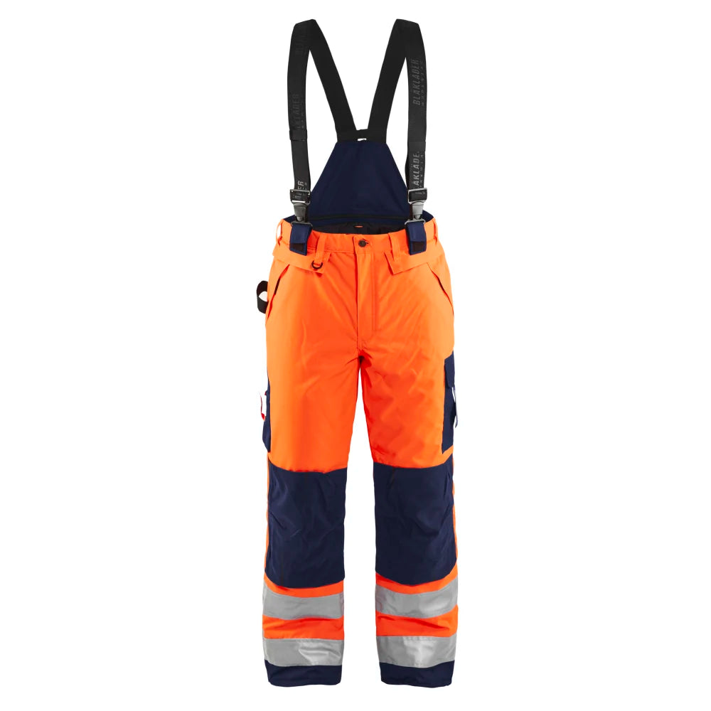 Blaklader 1885 1977 High Vis Winterwerkbroek High Vis Oranje Marineblauw