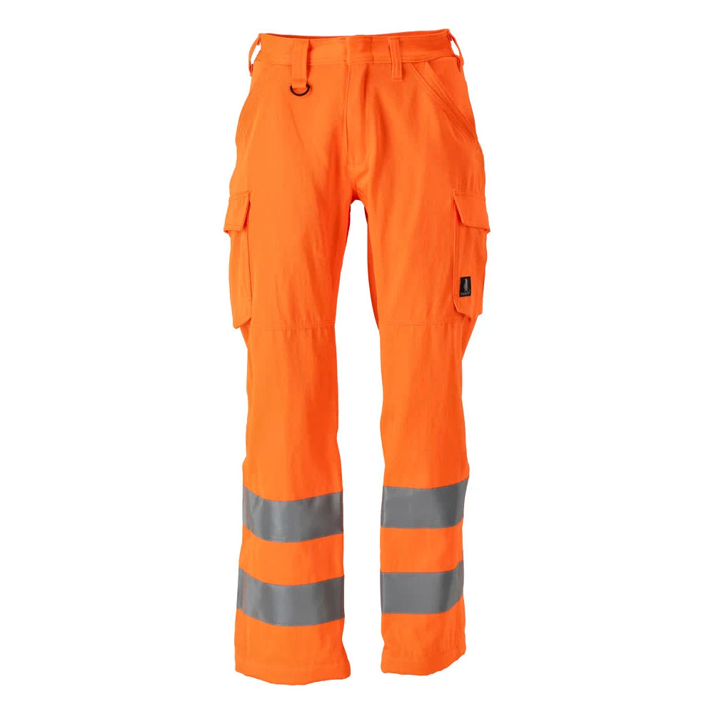 Mascot 18879-860 Broek Met Dijbeenzakken High Vis Oranje