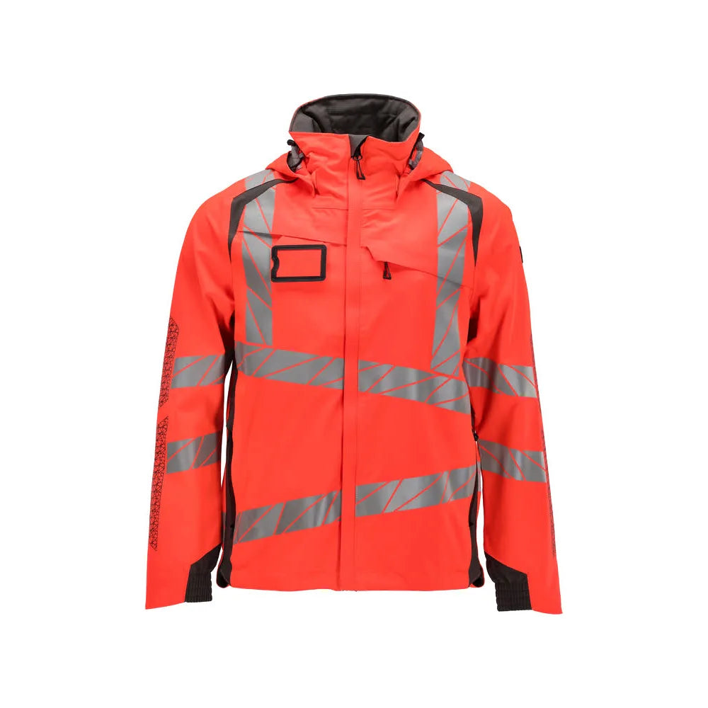 Mascot 19001-449 Shell Jas High Vis Rood Donkerantraciet