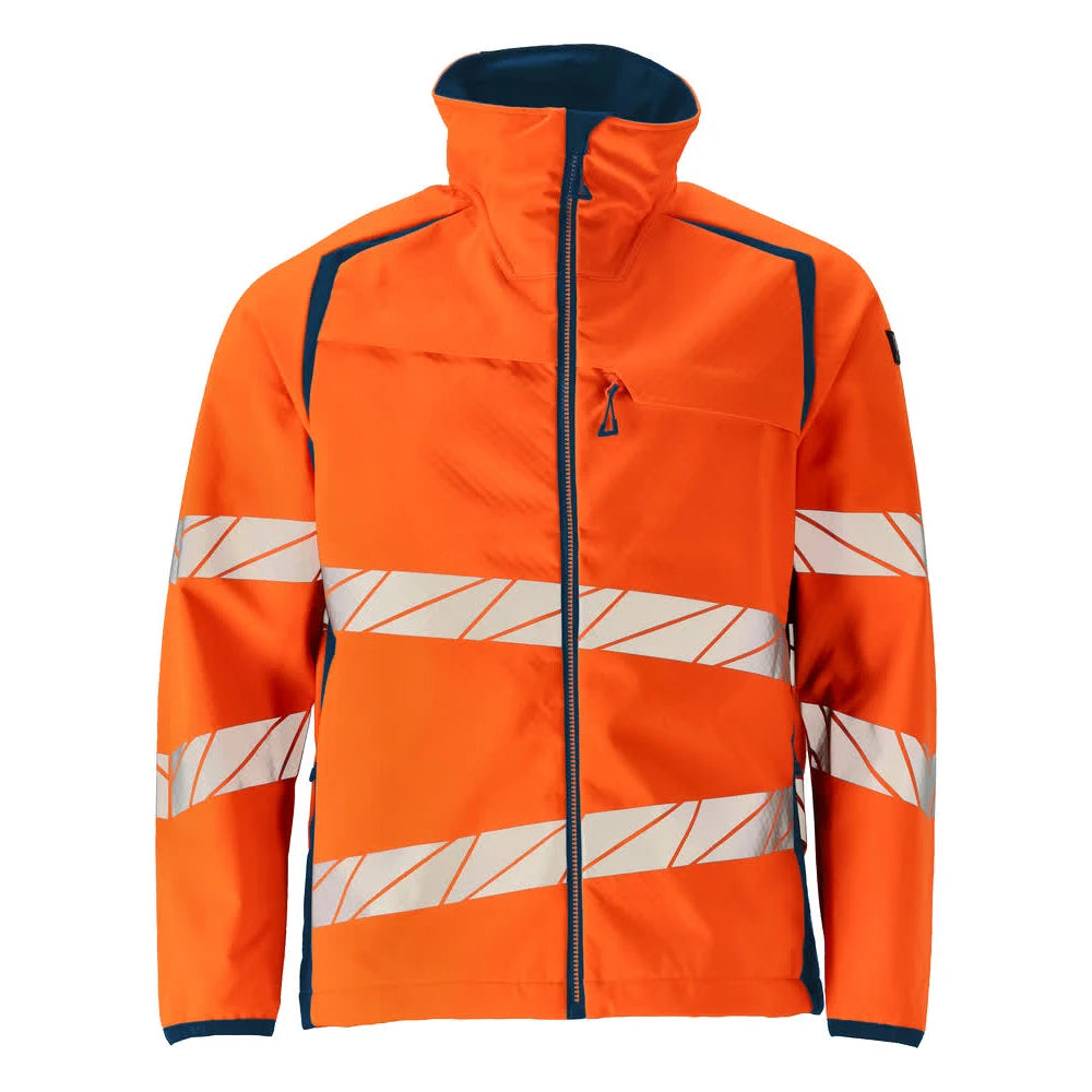 Mascot 19002-143 Softshell Jas High Vis Oranje Donkerpetrol