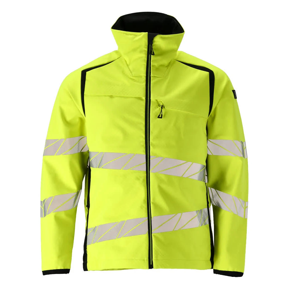 Mascot 19002-143 Softshell Jas High Vis Geel Zwart