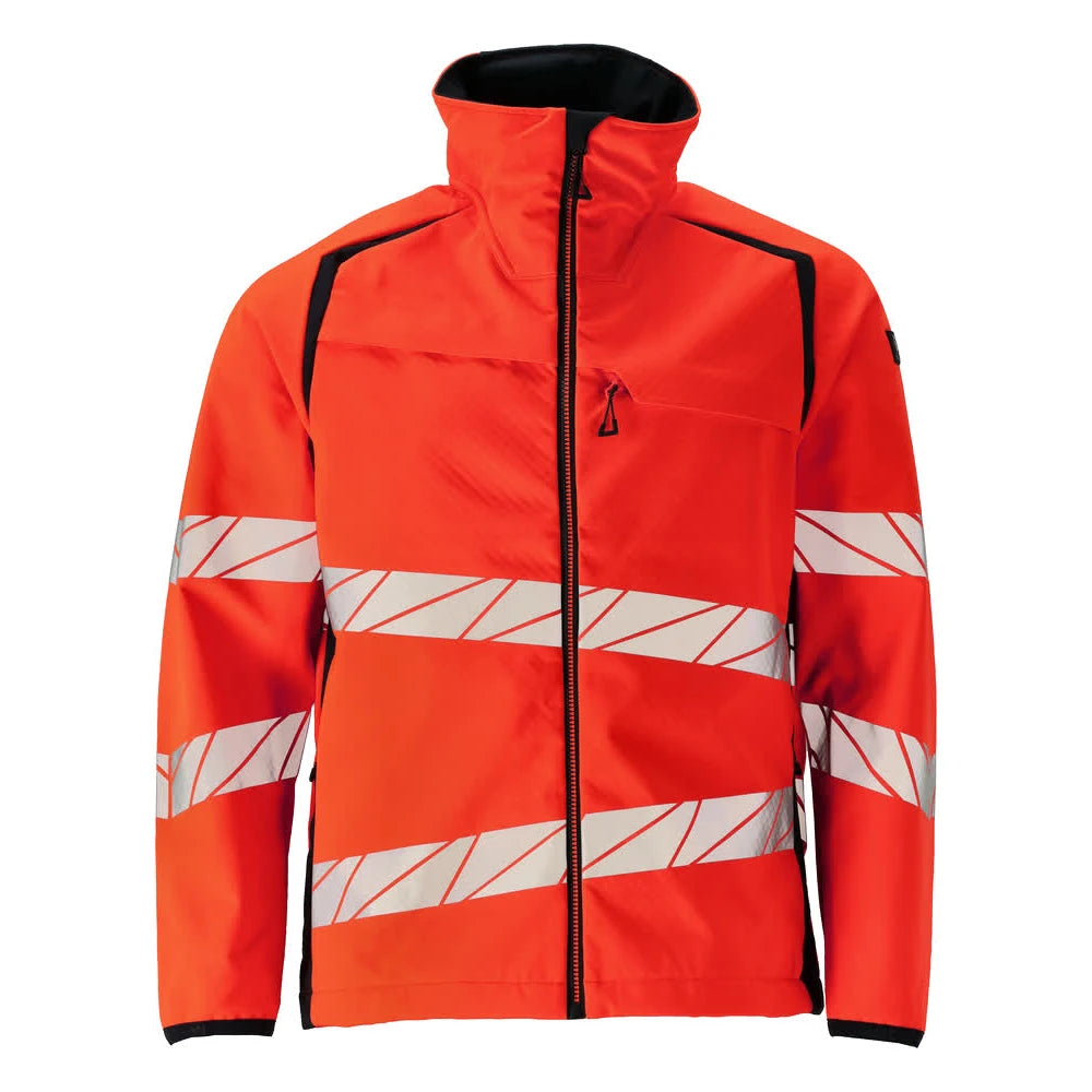Mascot 19002-143 Softshell Jas High Vis Rood Donkermarine