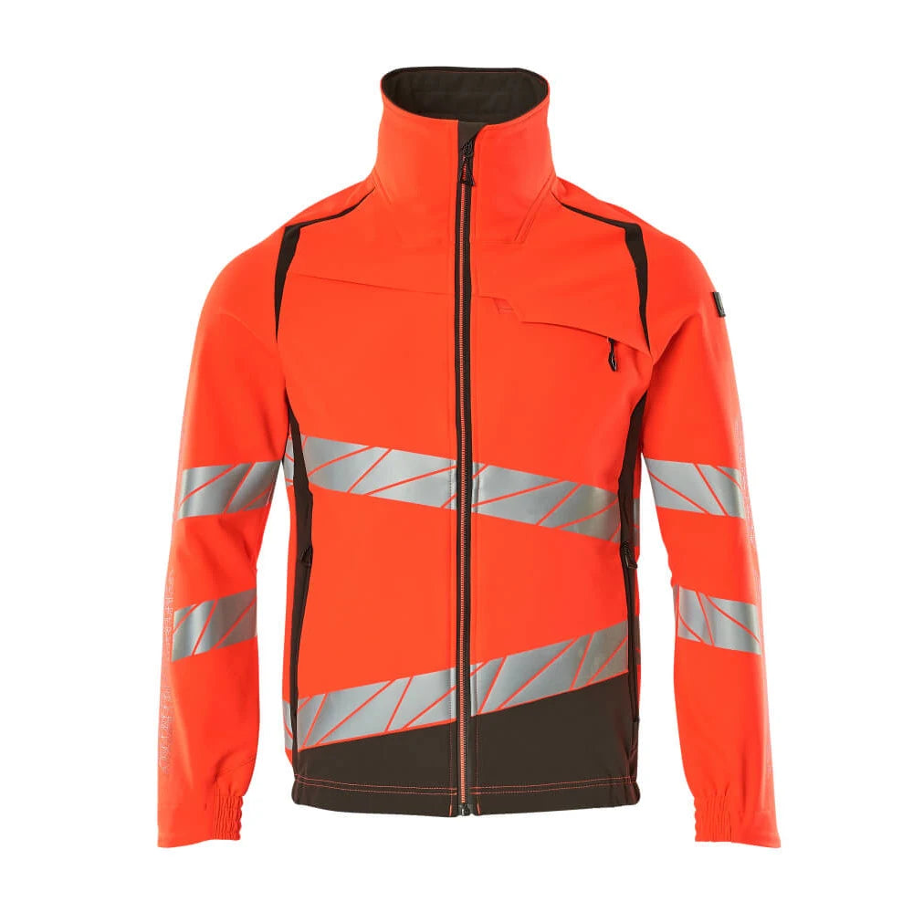 Mascot 19009-511 Jas High Vis Rood Donkerantraciet
