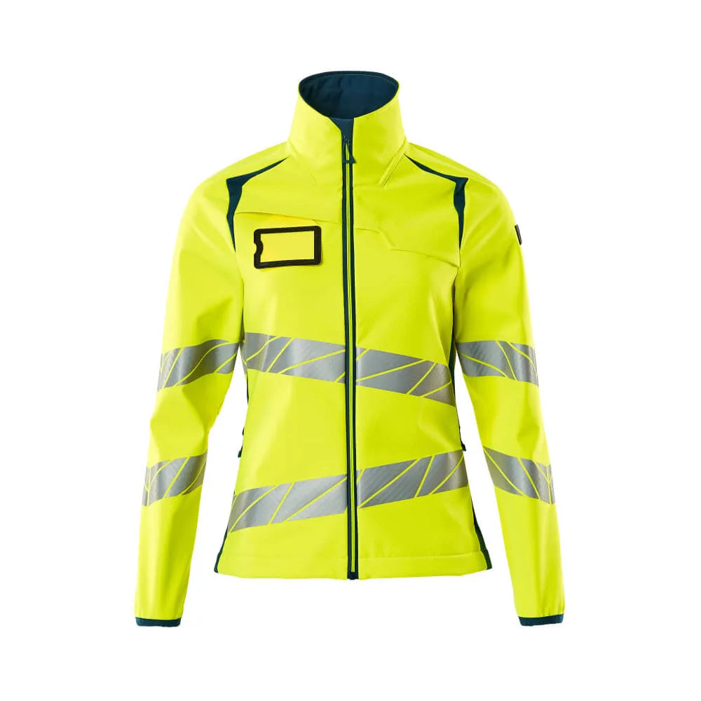 Mascot 19012-143 Softshell Jas High Vis Geel Donkerpetrol