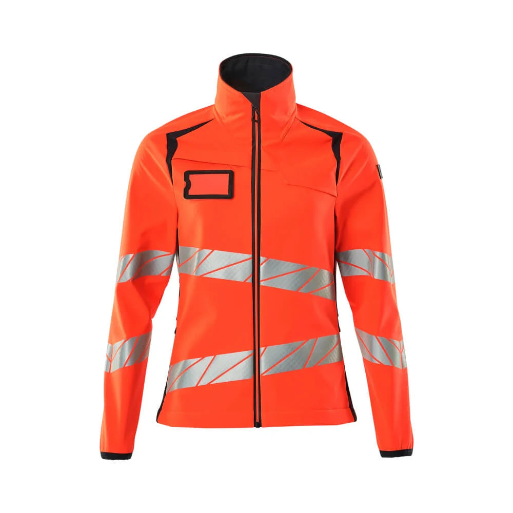 Mascot 19012-143 Softshell Jas High Vis Rood Donkermarine