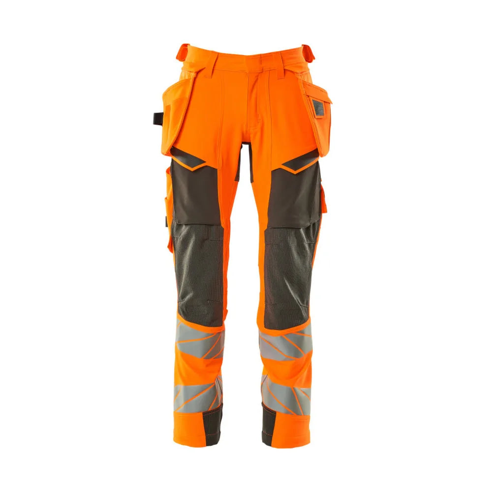 Mascot 19031-711 Broek Met Spijkerzakken High Vis Oranje Donkerantraciet